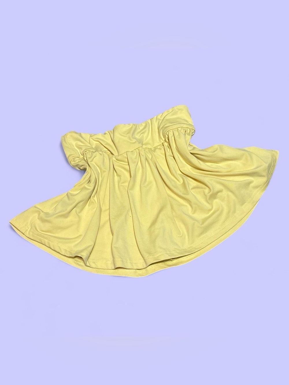 butter yellow skort